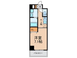 Ｋ－フロント今宮四番館の物件間取画像